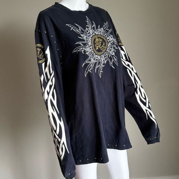 Vintage Y2K 90’s CEZER Embellished Embroidered Shirt - Picture 3 of 10